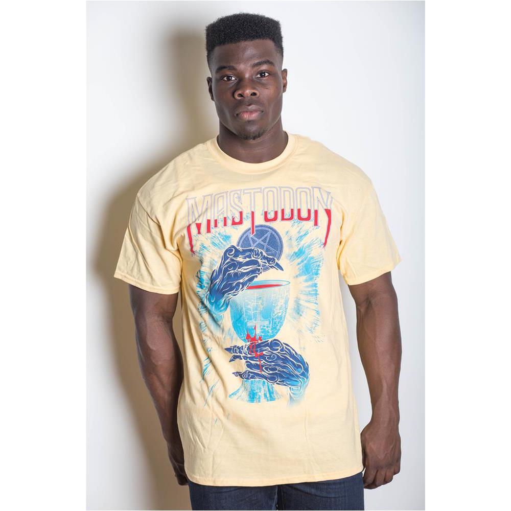 Mastodon - Unholy Communion Heren Tshirt - Geel